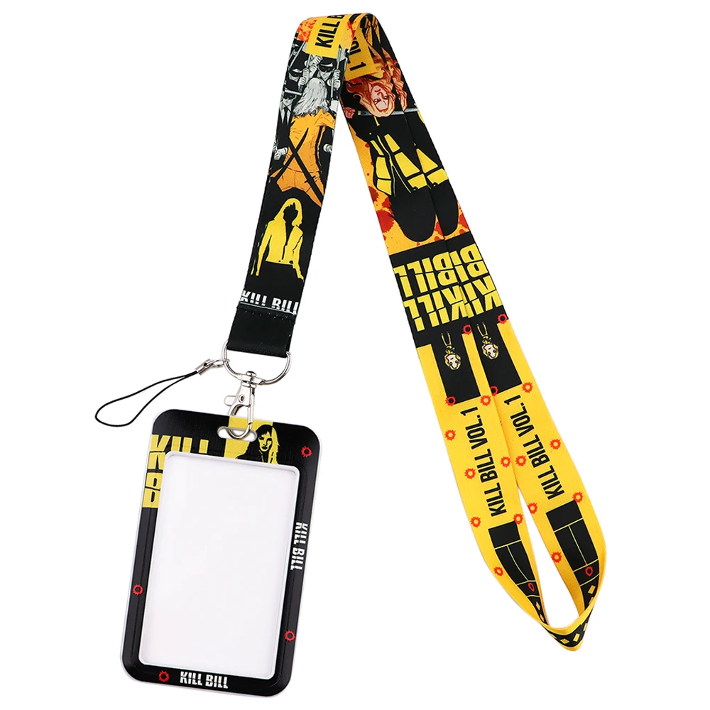 YL108 Movie Killer Lanyard for Key Neck Strap lanyard Card ID Badge Holder Cool Key Chain Key Holder Hang Rope Key Rings Gifts