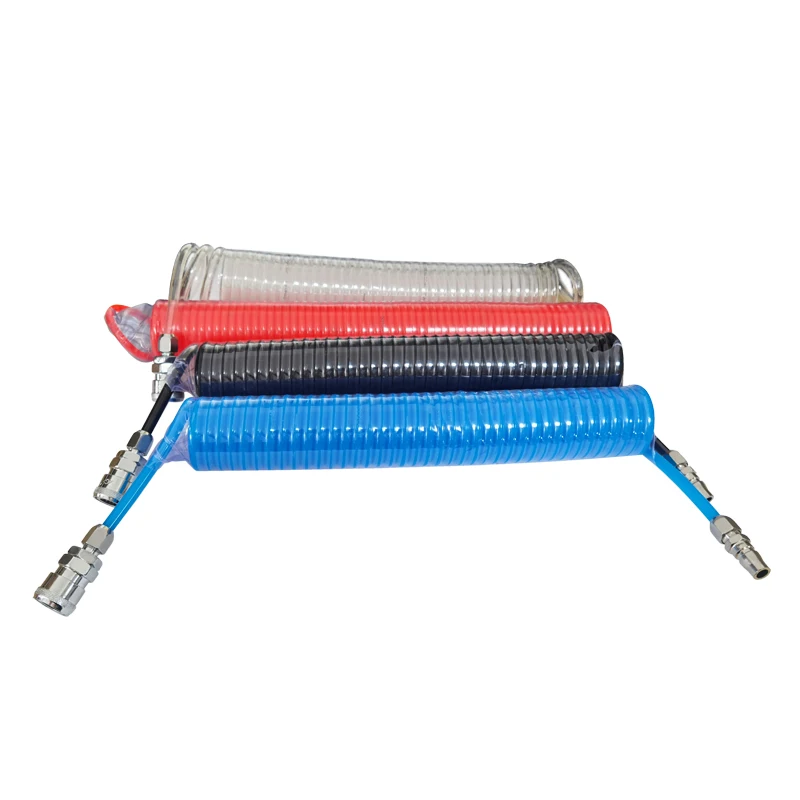 PU6*4 PU8*5 PU10*6.5 PU12*8 Compressor Air Hose Pipe Quick Detachable Connectors Pneumatic Hoses Parts 6M 9M 12M 15M
