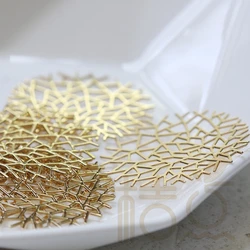 DIY Supply-Solid Brass Finding Snow Flake - 30mm (4169C)