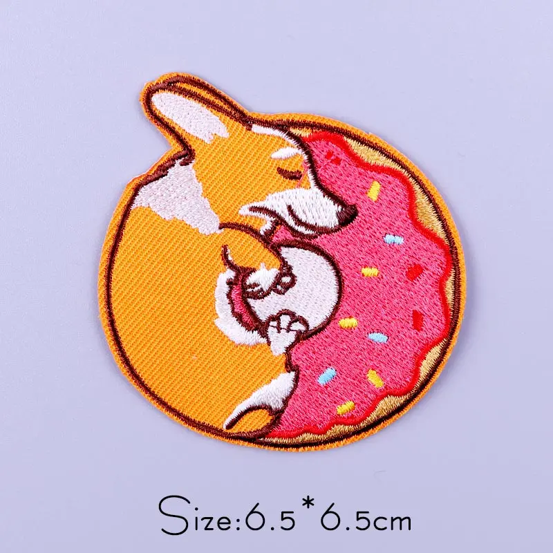 Cartoon Tier Eisen Auf Patch Auf Kleidung Gestickte Patches Für Kleidung Thermoadhäsive Patches Katze Dinosaurier Patch Kleidung Abzeichen – Detail 12
