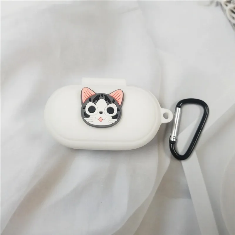DIY かわいいシリコン高品質ケースサムスンギャラクシー芽プラスアクセサリー Bluetooth イヤホンケースカバーとフック