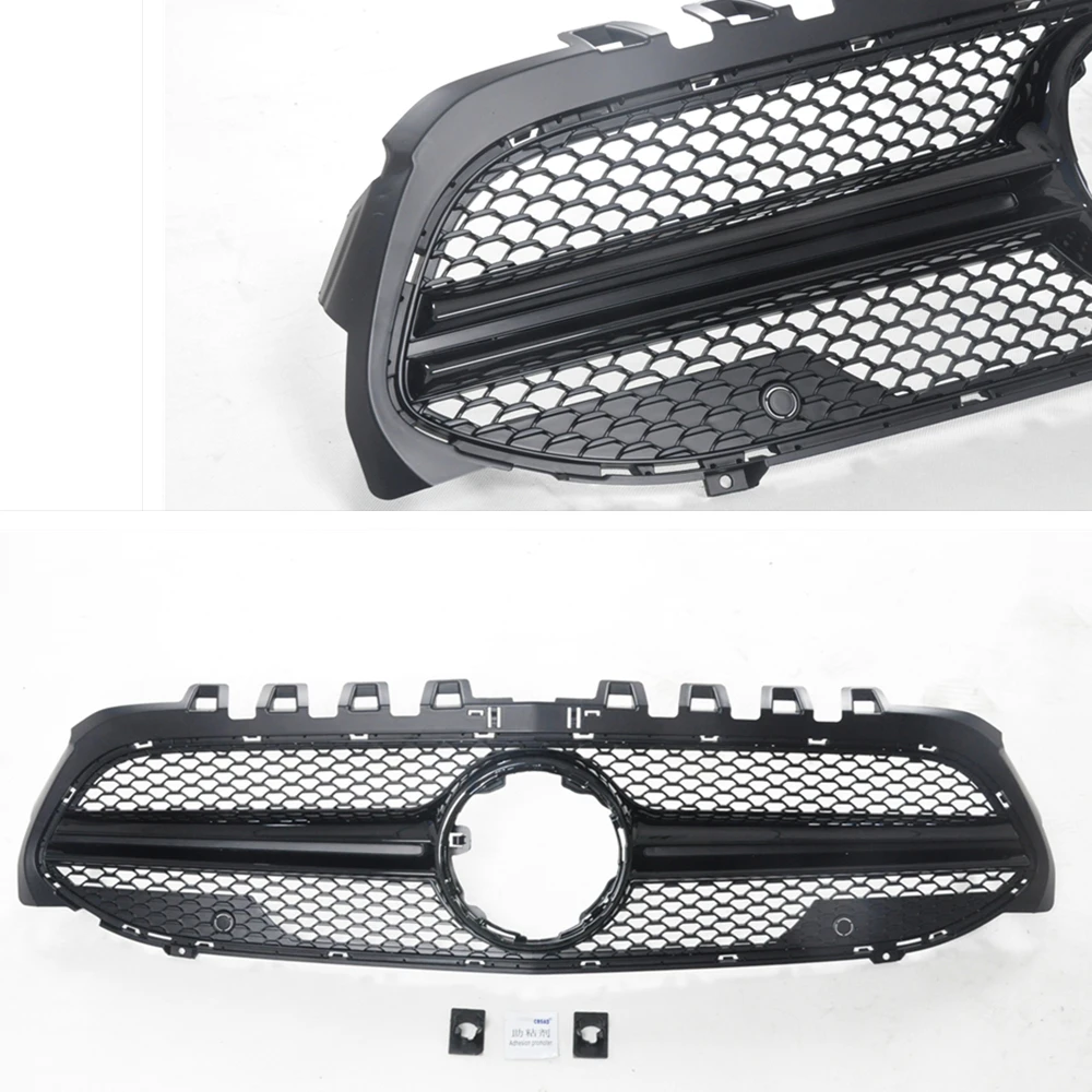 

AMG Style Front Grille Grill Upper Bumper Hood Mesh Grid For Mercedes-Benz A Class W177 V177 2019-2022 A180 A200 A250 A35 A45