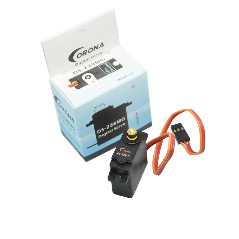 Corona DS238MG Metal Gear Digital Servo 4.6kg.cm / 22g For RC Airplane RC Boat