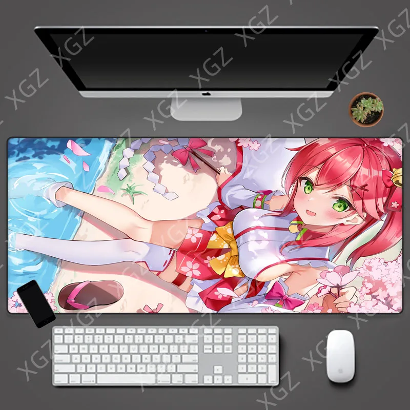 

YuzuoanXL High Quality Anime Sexy Girl Mouse Pad Laptop Large Game Accessories Mouse Pad Player Keyboard Game Desk Pad