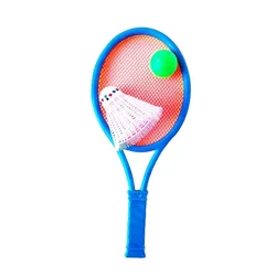 Badminton Tennis Rackets Balls Set Children Kids Outdoor Sports Parent-Child Sports Educational Sports Game Toys for Children Bo