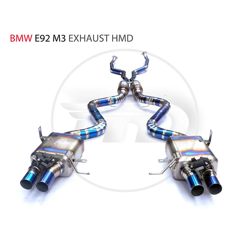 Titanium Alloy Exhaust Pipe Manifold Downpipe is Suitable for BMW M2C M3 M4 E92 F82  Auto Modification Electronic Valve