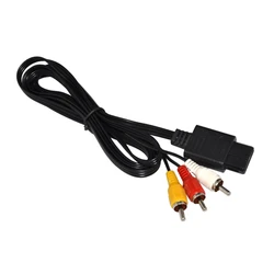 Audio TV Video Cord AV Cable to RCA Connector for GameCube/ N64/ SNES Game Accessories