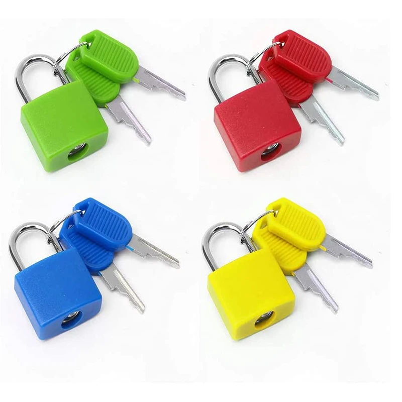 1/3/5pc Mini Padlock with Key Small Locks Montessori Colorful Lock Fine Motor Learn Sensory Toys For Children Sensorial Material