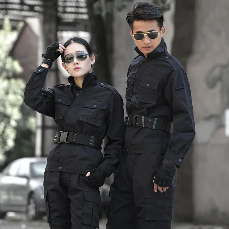 Black Military Uniform Tactical Combat Shirt Uniforms Uniforme Militar Tatico Multicam CS Clothing Combat Hunting Clothes Men