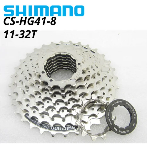 Imagen 2 del producto SHIMANO 8 velocidades bicicleta de montaña coche plegable Cassette torre rueda CS-HG41-8 CS-HG31-8 HG50-8 HG51-8 11-28T/32T/34T Original