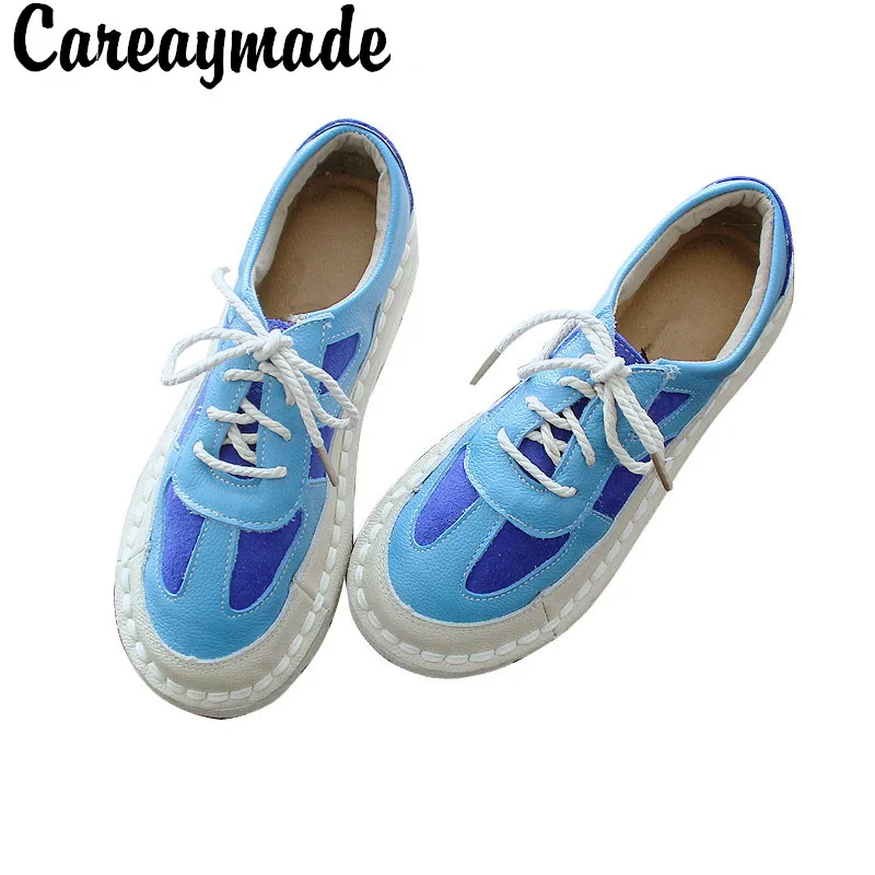 

Careaymade-New Original Literature and Art Retro Women's Shoes, Single Shoes, Soft sole Leather Low Upper Fltas Shoes