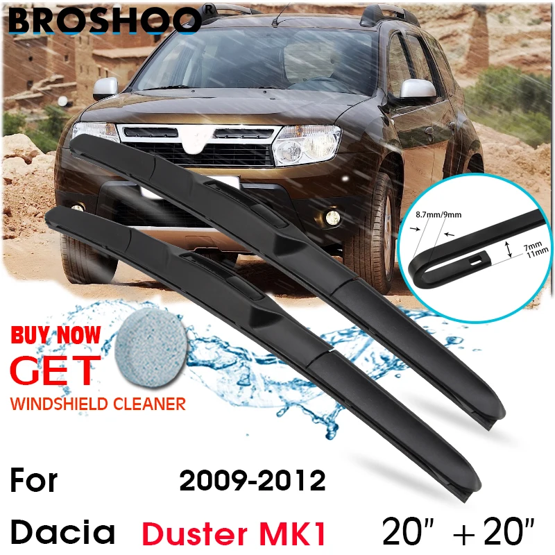 Car Wiper Blade Front Window Windscreen Windshield Wipers Blades J hook Auto Accessories For Dacia Duster MK1 20