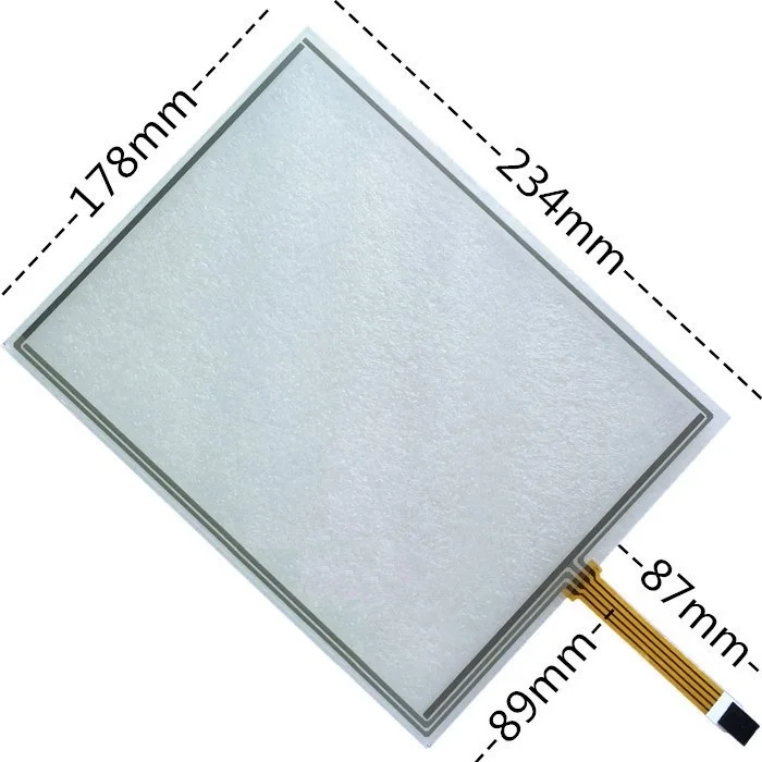 

New 10.4 " 234*178mm 4-wire resistance touch standard screen industrial-grade industrial control external screen touch panel