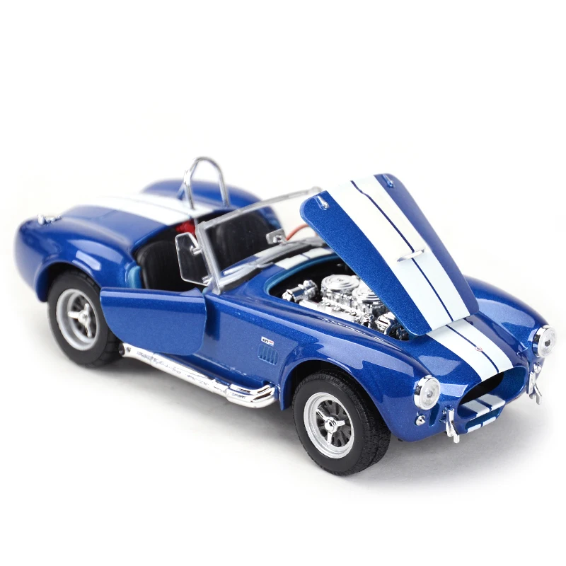 Классический автомобиль Welly 1:24 1965 Shelby Cobra 427, литые автомобили, Коллекционная модель автомобиля, игрушки