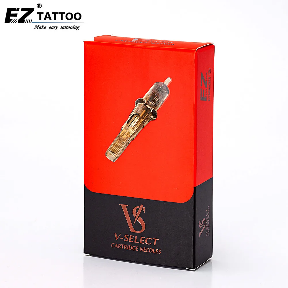 EZ V Select Tattoo-Patronennadel gebogen Magnum (RM) # 12(0,35 MM) # 10 (0,30) für Rotationsmaschinen 20 Stück/Karton – Detail 2
