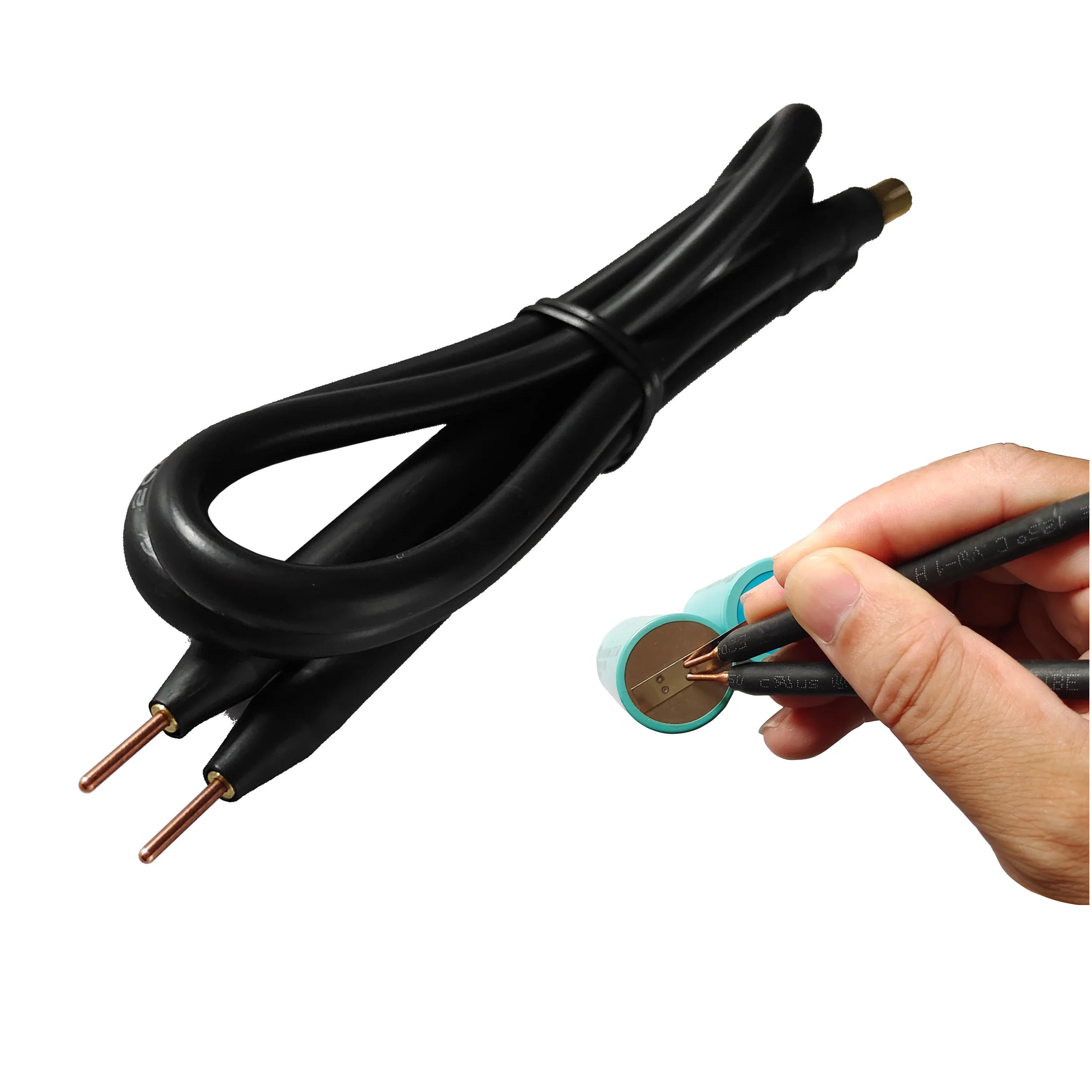 6.0mm 10AWG Copper Spot Welding Pen 18650 Battery Pack Handheld Spot Welding Machine DIY Accessories Welding Pen Welding Needle