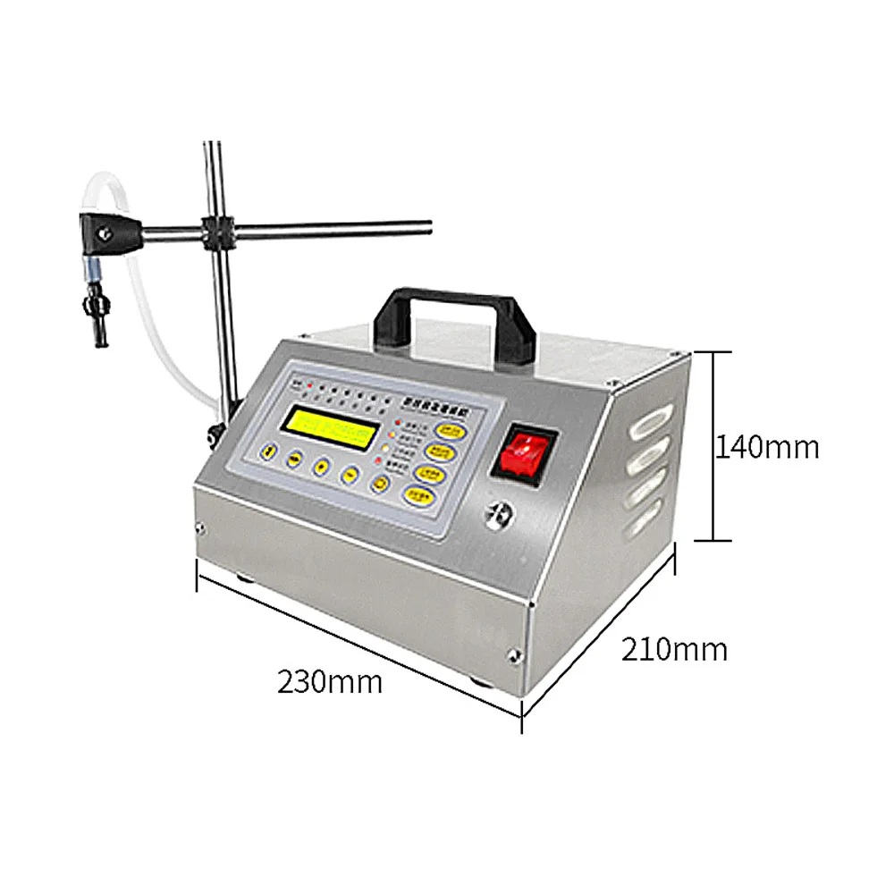 GFK-100 CNC 액체 주류 충전 기계, 소형 액체 정량 충전 기계, 완전 자동 정량