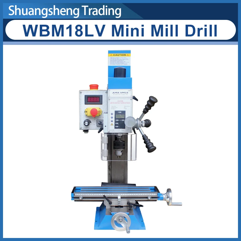 

DIY Metal Drilling & Milling Machine WBM18LV 750W Brushless Motor