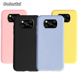 For Xiaomi Poco X3 NFC Case Shockproof  Solid Soft TPU Bumper Coque For Xiaomi Poco x3 Pro x 3 NFC Cover Shell POCOX3 Funda Capa
