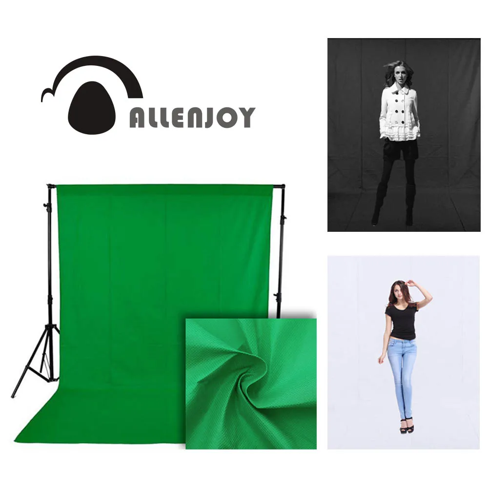 

Allenjoy photophone photography backdrops green screen hromakey chromakey video shoot background photo studio non-woven fabric