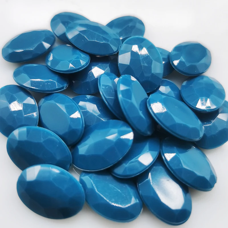 All Size Colors Oval  Acrylic Beads For Garment Craft Charm Beads Loose Bracelet Necklaces Jewelry Making