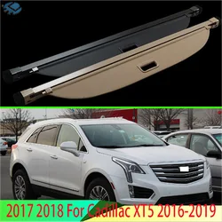 2017 2018 For Cadillac XT5 2016-2019 Aluminum+Canvas Rear Cargo Cover privacy Trunk Screen Security Shield shade Accessories