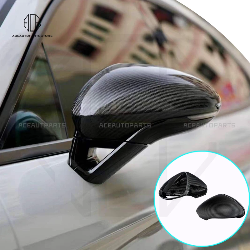 For Porsche 971 2017-2021Models Real dry Carbon Fiber New Model for Panamela Modified Rearview Mirror Housing Car CoverFor