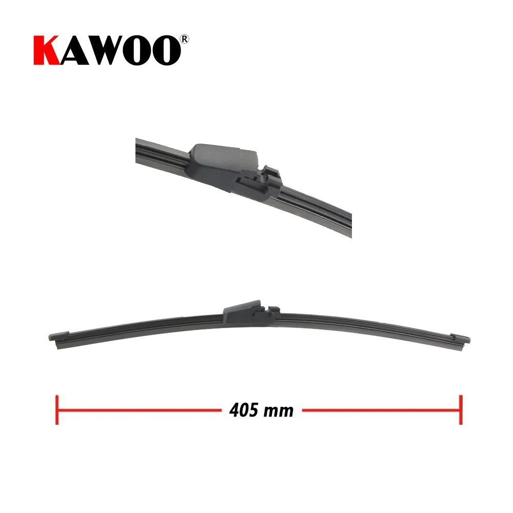 KAWOO Car Rear Wiper Blade Blades Back Window Wipers Arm For Skoda Octavia MK2 Hatchback (2009-2014) 405mm Auto Windscreen Blade