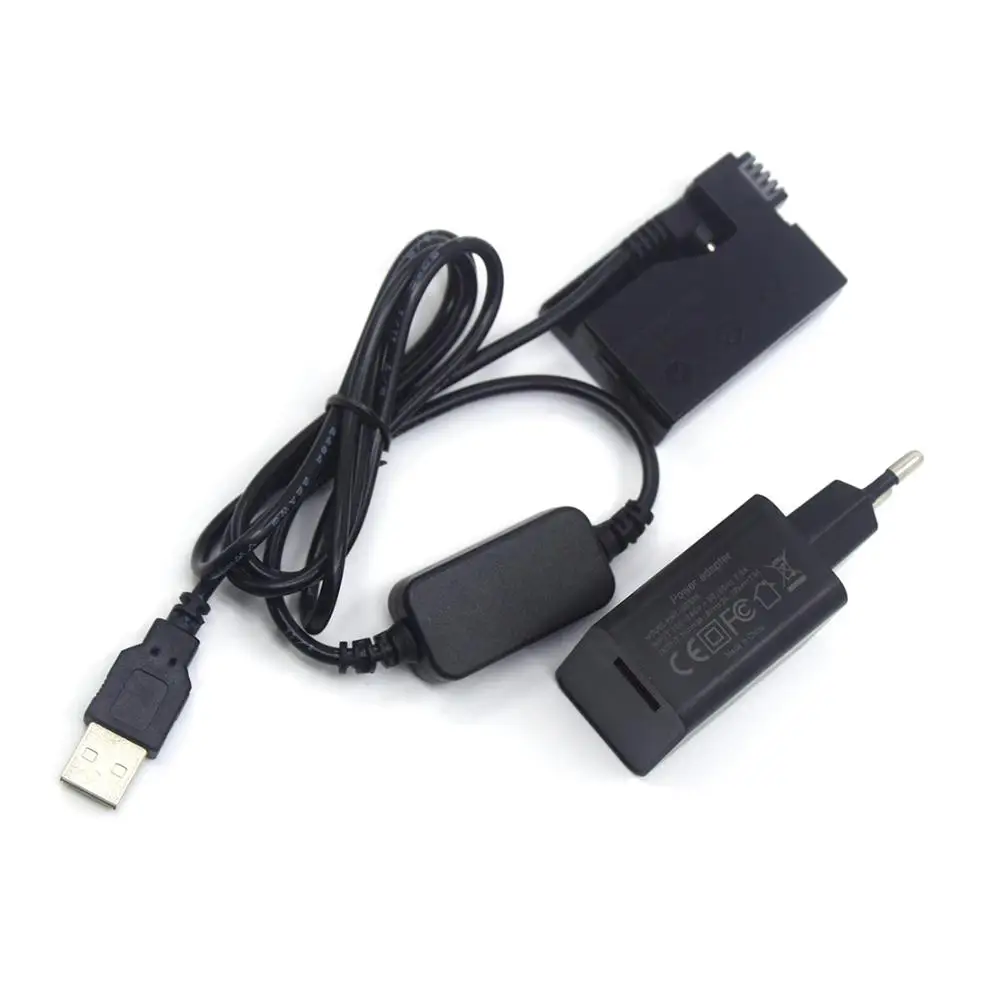 QC3.0 USB Charger + ACK-E8 USB Cable + DR-E8 Coupler LP-E8 Dummy Battery+Charger for Canon EOS T2i T3i T4i T5i 550D 600D 650D 70