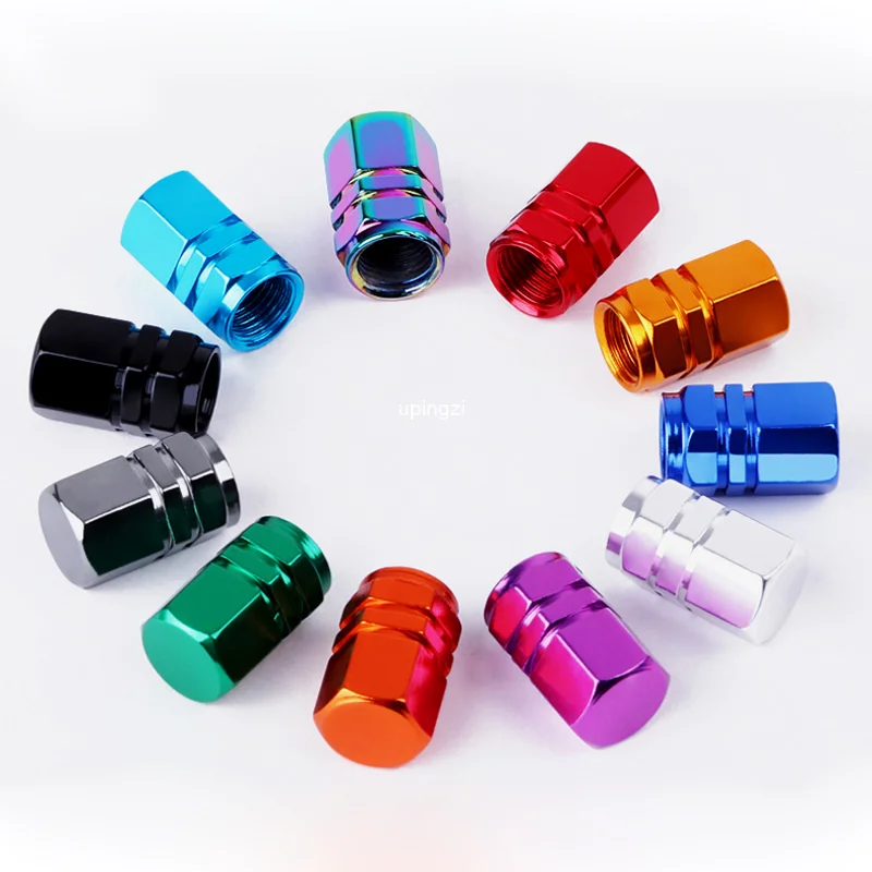 NEW Universal Aluminum Alloy Car Wheel Tire Valve Caps Tyre Rim Stem Covers Airdust Waterproof For Automobiles Motorcycles Bikes