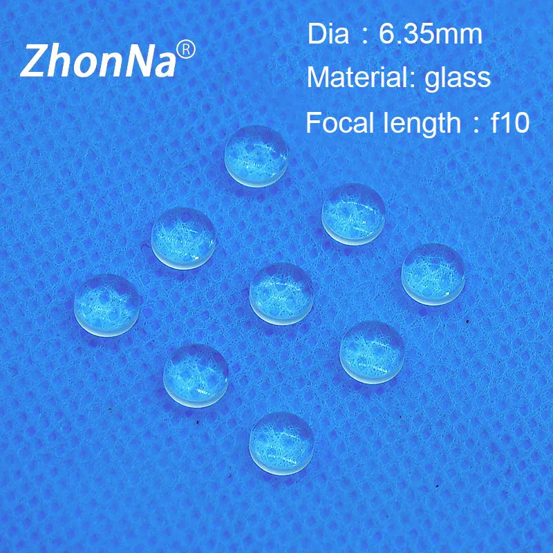 Profession Glass Focusing Lens F10 Focal Length 6.35 Diameter Aspheric Cutting Laser Accessories Lens High Quality