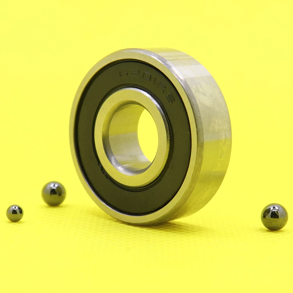 

6201 Hybrid Ceramic Bearing 12*32*10 mm ABEC-1 ( 1 PC) Industry Motor Spindle 6201HC Hybrids Si3N4 Ball Bearings 3NC 6201RS