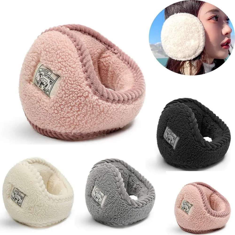 Dustproof Earcap Ear Muffs Cover Winter Women Earmuffs Ear Protect Warm Earmuff Lamb Wool