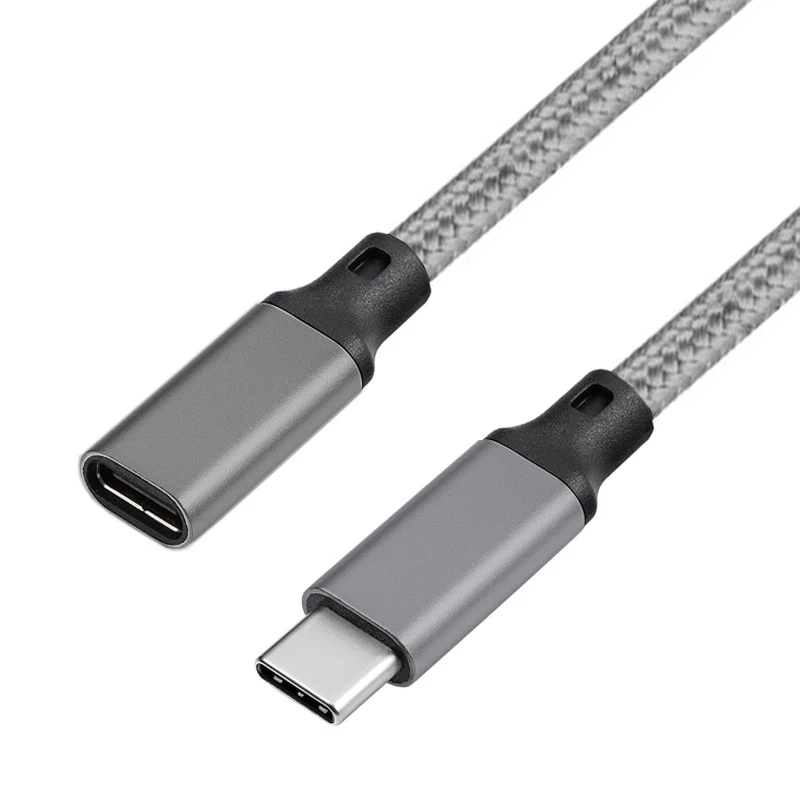 USB C Type-c extension cord full-featured adapter cable 3.1C male to C female 5A 10Gen2ctoc 16 core audio and video cable