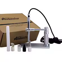 Andonstar 2MP USB Digital Microscope 12MM Diameter Endoscope Video Camera 8 LED Magnifier