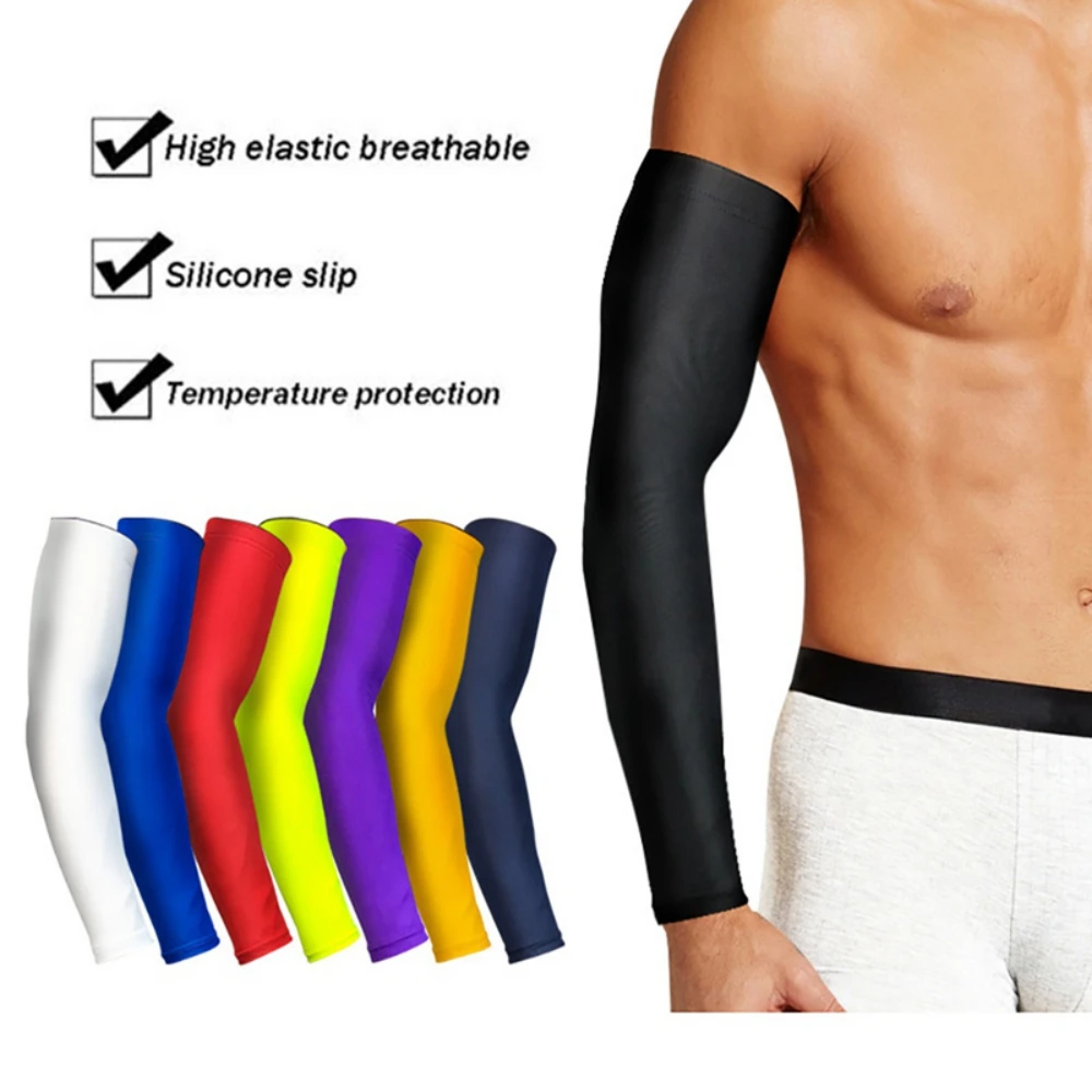 1pc manica manica lunga traspirante parasole protettivo protezione gomito mano abbigliamento sportivo per nascondere tatuaggi