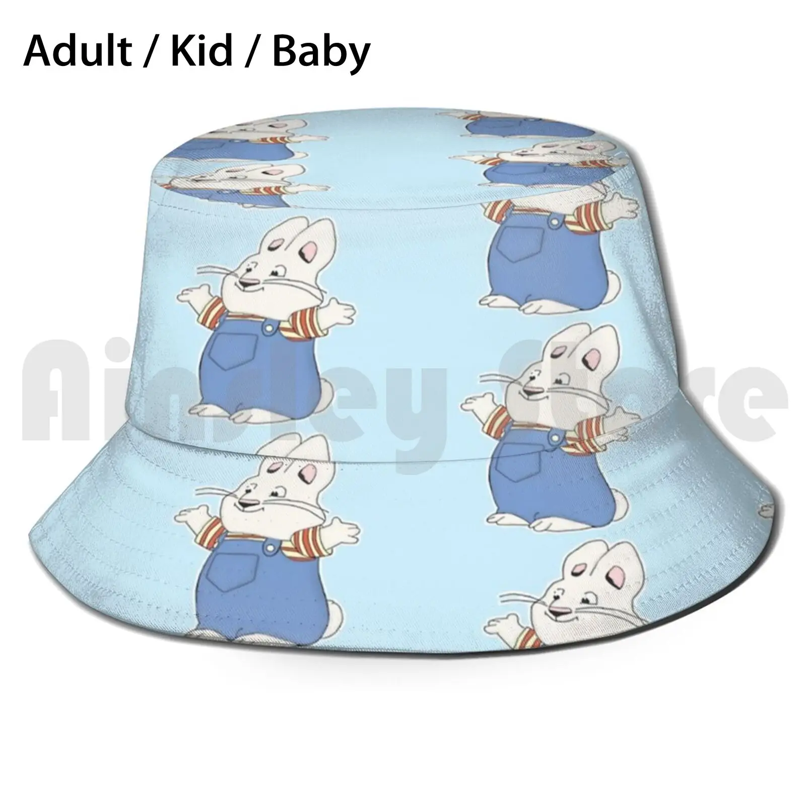 Max Sun Hat Foldable UV Protection Max And Ruby Cartoon Tv Show Cute Adorable Bunny Rabbit Bunnies Rabbits Animal