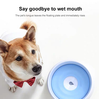 Pet Dog Cats Bowl Floating Not Wetting Mouth Cat Bowl No Spill Drinking Bowls For Dogs  Large Breeds Drinker For Dog Water Bowl