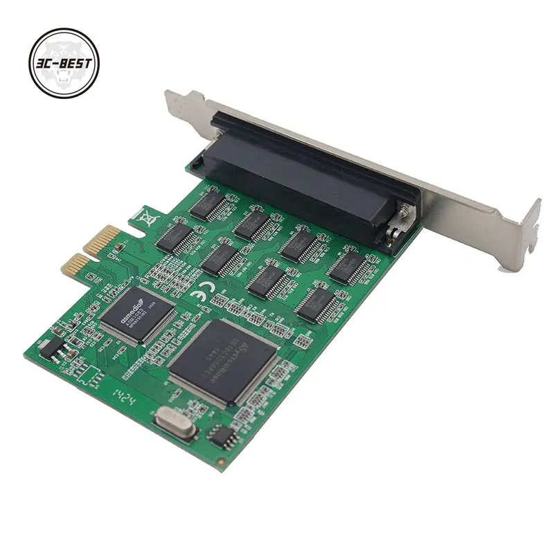 Pci-e 8-port serial card PCIe to RS232 extension card COM DB9 pin multi-port card