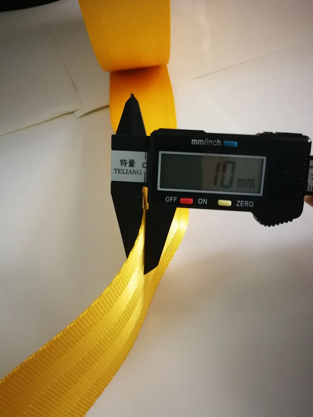 Yellow 3M-30M car seat belt webbing Car modified 3C standard certified child safety belt car accessories