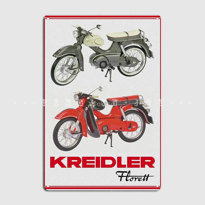 Kreidler Florett Metal Plaque Poster Plates Customize Cinema Kitchen Mural Tin Sign Posters