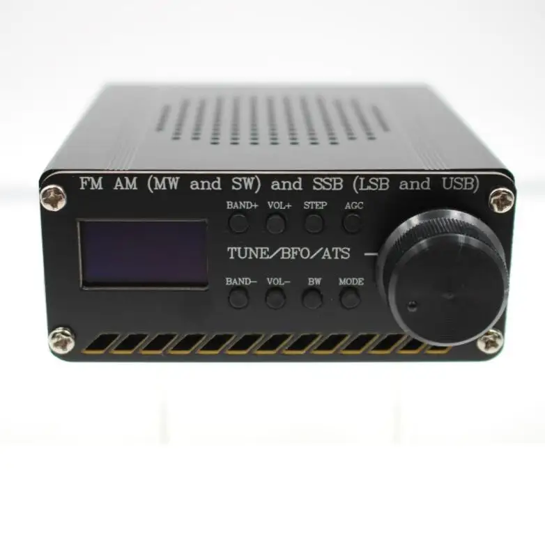 Assembled  ATS20 SI4732 All Band Radio Receiver FM AM (MW & SW) SSB (LSB & USB) with lithium battery + Antenna + Speaker + Case