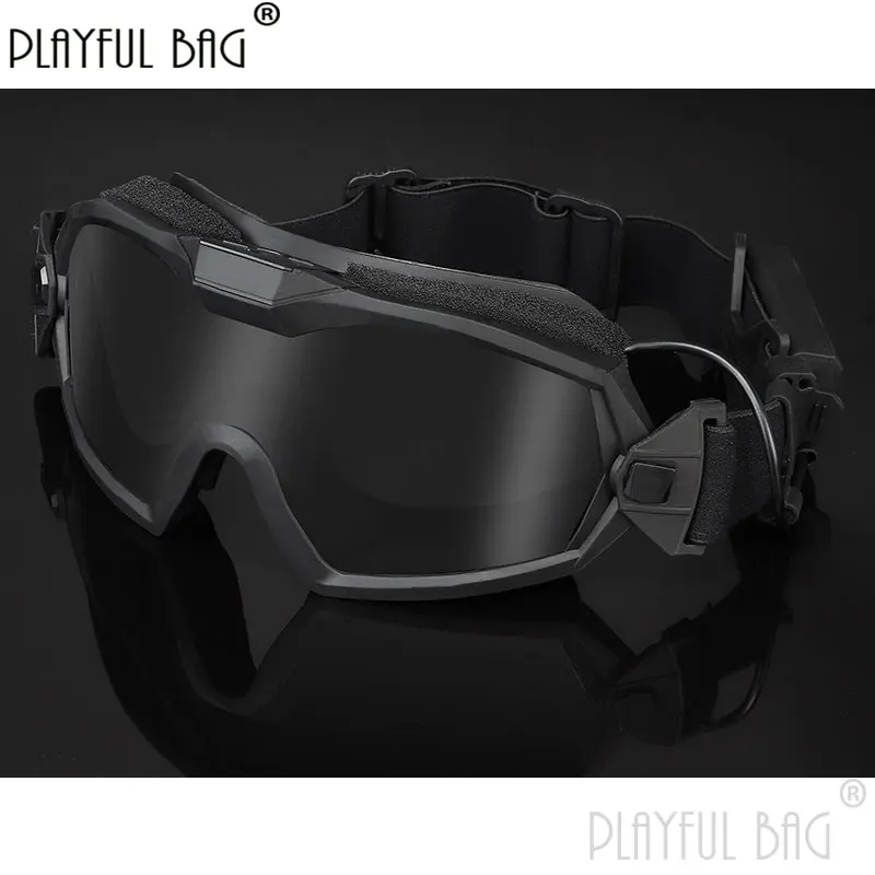 

PB Playful bag WST tactical protective glasses Anti fog anti ultraviolet Tactical goggles set CS Game toy accessory QC93S