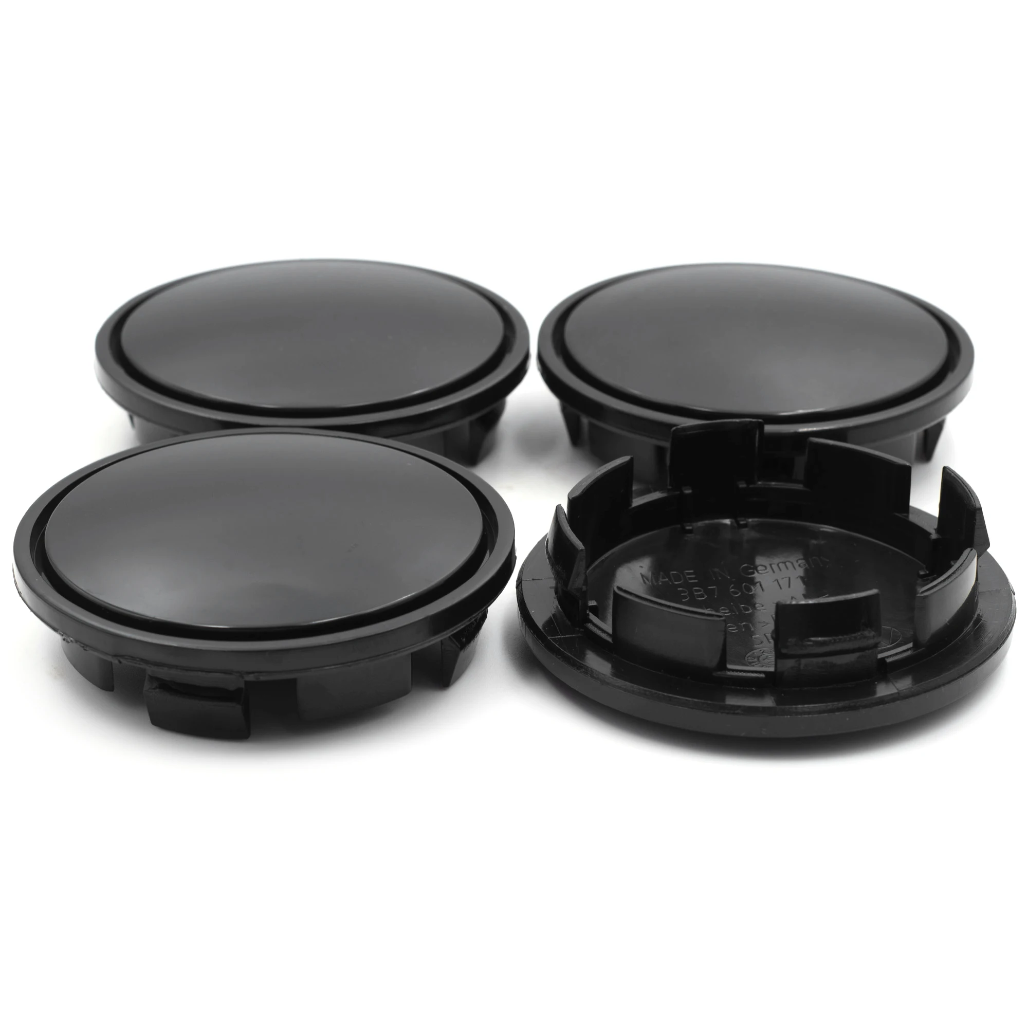 4pcs 65mm 55mm Wheel Center Cap For Rim Cover Modification Hubcap Styling Exterior Car Accessories Black Chrome