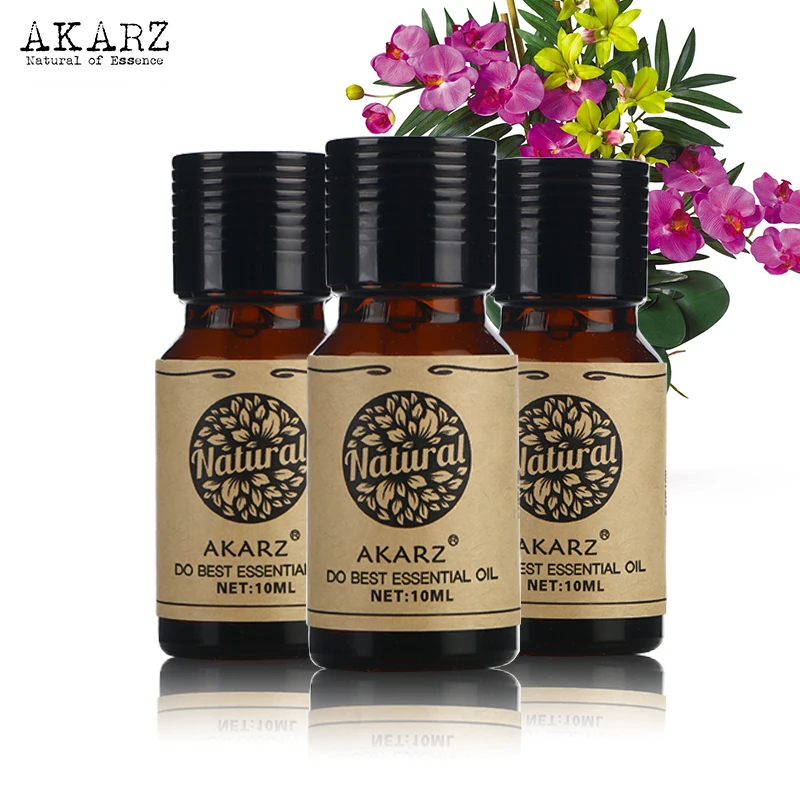 

AKARZ Sandalwood Musk Helichrysum essential oil sets For Skin Body Care Aromatherapy Massage Spa 10ml*3