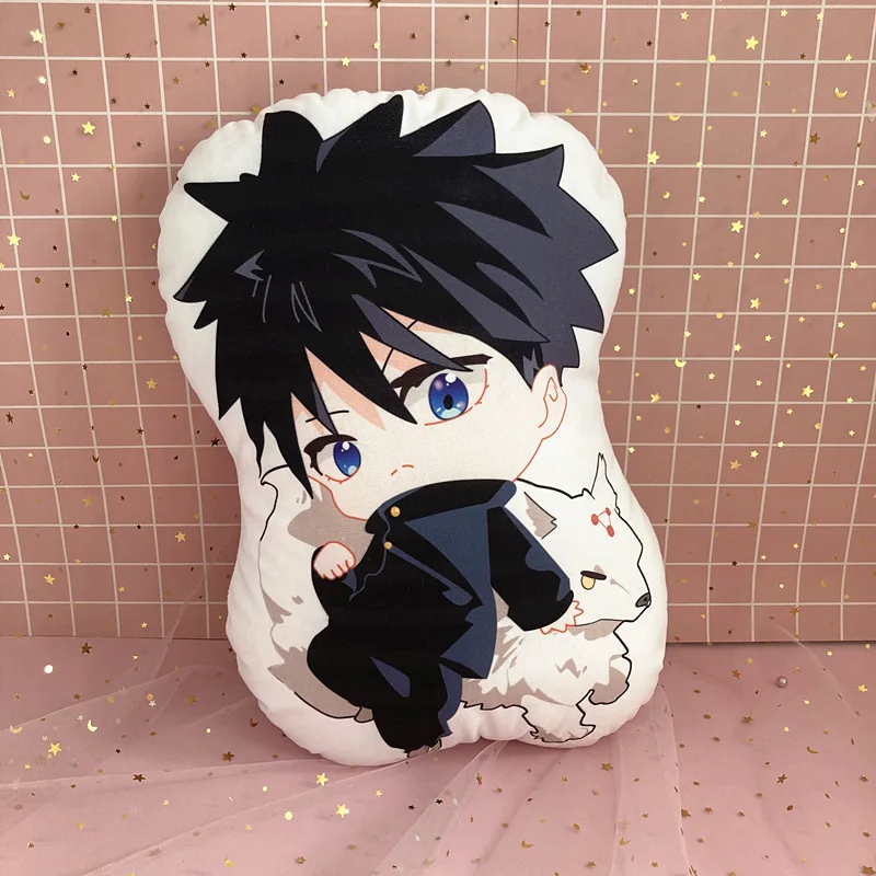 

40cm Anime Jujutsu Kaisen Plush Doll Gojo Satoru Itadori Yuji Fushiguro Megumi Plush Pillow Jujutsu Kaisen Soft Stuffed Cushion