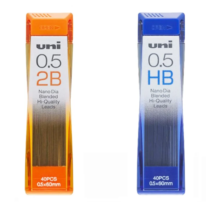 UNI 202ND 0.3/0.5/0.7/0.9mm Nano Dia Hi-quality Mechanical Pencil Leads Refills 1 Piece