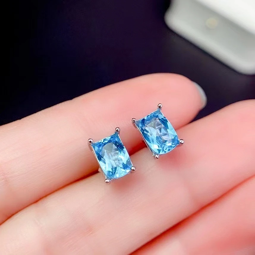 kjjeaxcmy-925-sterling-silver-square-gem-earrings-for-women-inlaid-natural-swiss-blue-topaz-simple-and-classic-earrings-fine