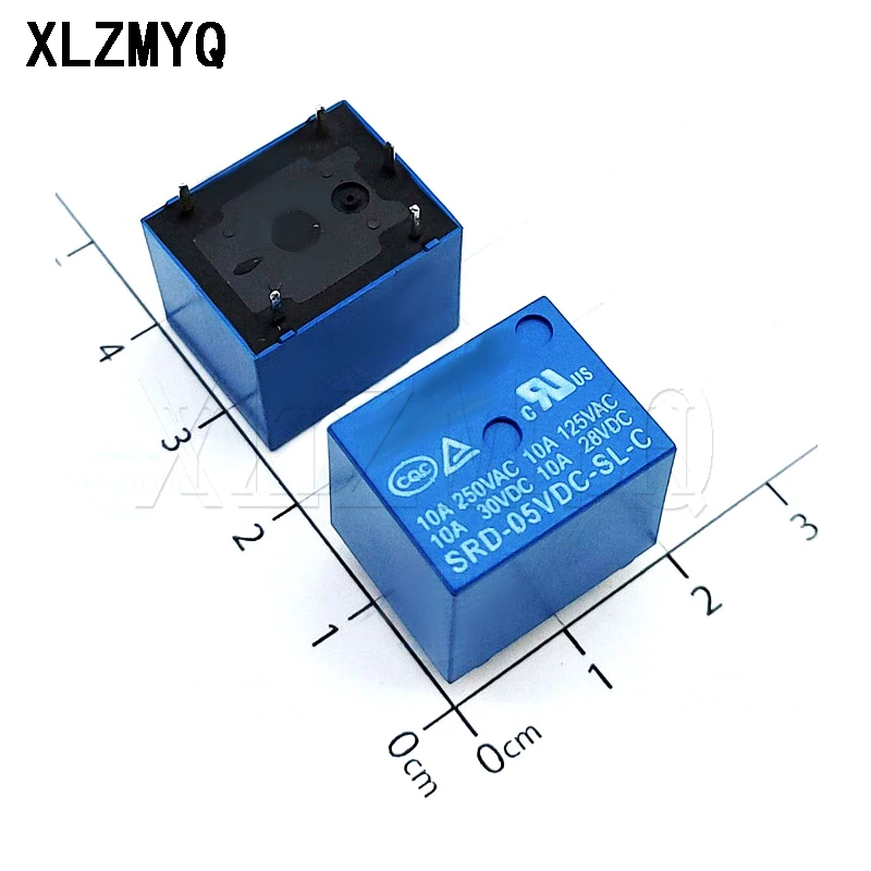 50PCS Mini 5 Pins SRD-05VDC-SL-C SRD-12VDC-SL-C SRD-24VDC-SL-C Relais Rele Relay 10A 5V 12V 24V DC SRD