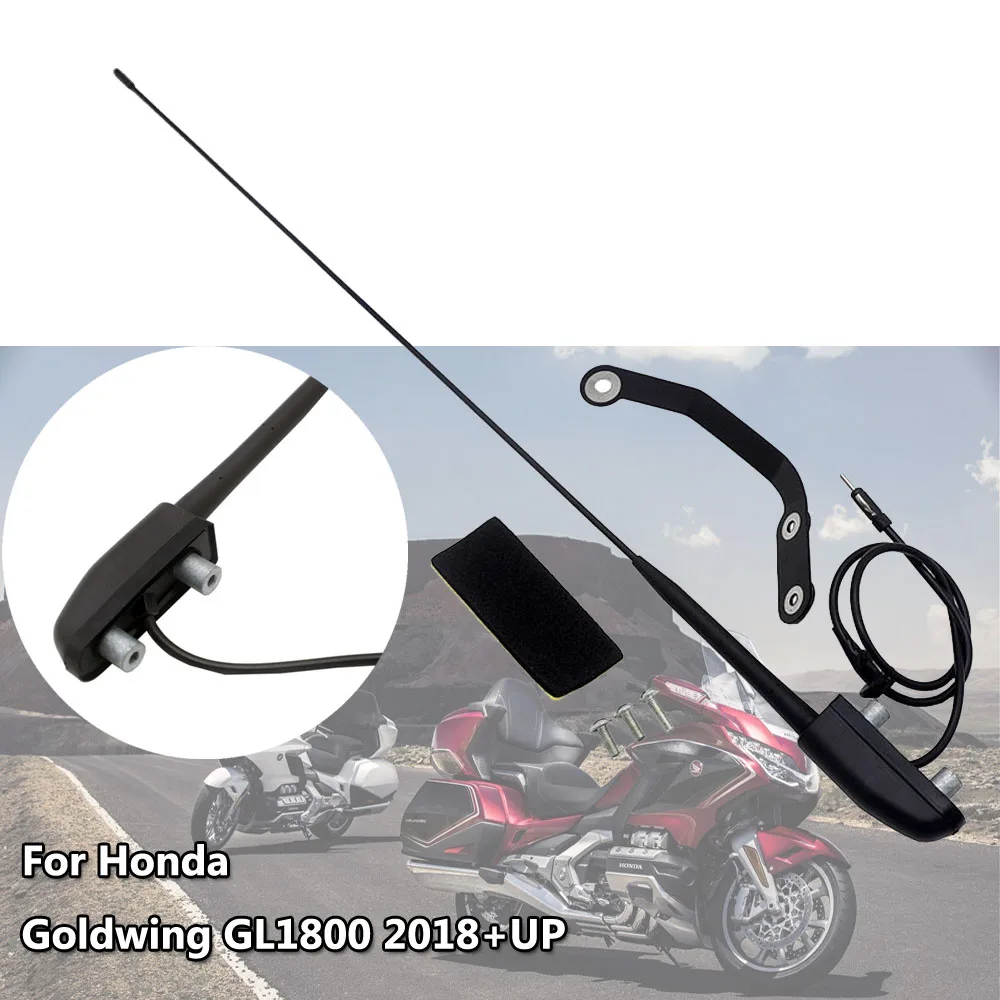 

Motorcycle Accessories Black Channel Radio Antenna Base For Honda Goldwing Gold Wing 1800 GL1800 GL 1800 gl1800 2018 2019 2020